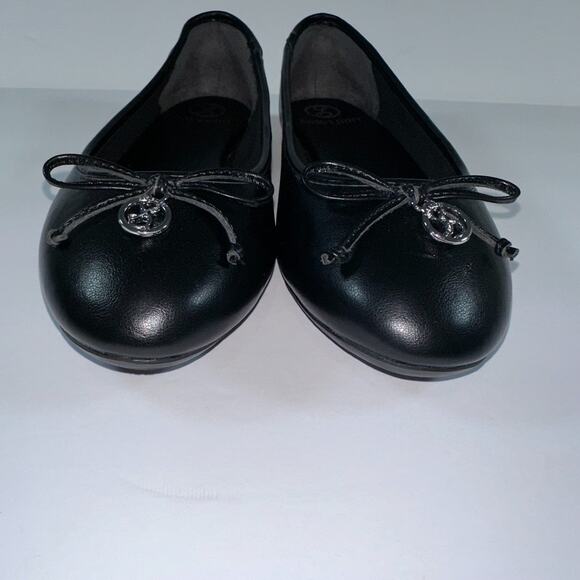 Sam & Libby Shoes Women's 7.5 Black Callan Ballet Flat Shoes Preppy - Picture 3 of 12